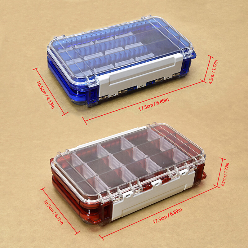 Vodootporna kutija za pribor za pecanje Kutija s dvostranim mamcima Kutija za mamce Kutija za pohranu na udicu Kutija za pohranu Pribor za mušičarenje šarana Kutija za ribolov