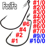 20 komada Wide Gap Worm Ribolovne udice Jig Crank Big Bass Hook Crni visokougljični čelični Crank Bodljikava udica za mekani mamac za ribolov