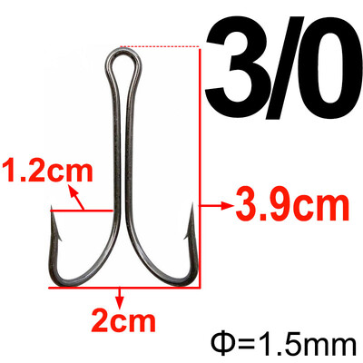 20 komada Dvostruka udica za pecanje Dvostruka udica za vezanje mušica za Jig Bass Udica za ribolov Veličina 1 2 4 6 8 1/0 2/0 3/0 4/0 5/0