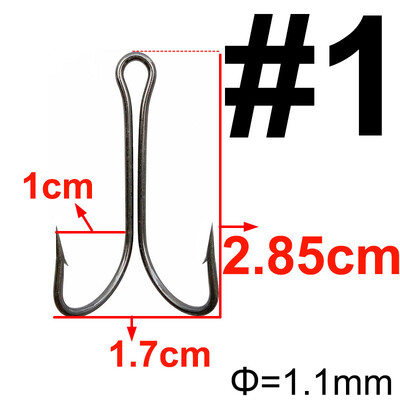 20 komada Dvostruka udica za pecanje Dvostruka udica za vezanje mušica za Jig Bass Udica za ribolov Veličina 1 2 4 6 8 1/0 2/0 3/0 4/0 5/0