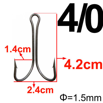 20 komada Dvostruka udica za pecanje Dvostruka udica za vezanje mušica za Jig Bass Udica za ribolov Veličina 1 2 4 6 8 1/0 2/0 3/0 4/0 5/0