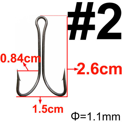 20 komada Dvostruka udica za pecanje Dvostruka udica za vezanje mušica za Jig Bass Udica za ribolov Veličina 1 2 4 6 8 1/0 2/0 3/0 4/0 5/0