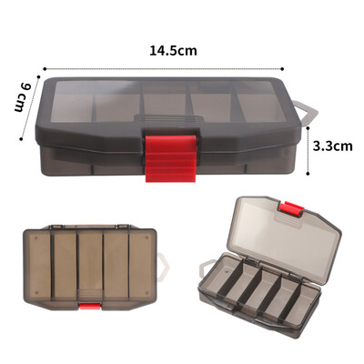 Višenamjenska kutija za mamac za pecanje Pretinci Kutija za pohranu pribora za ribolov Uklonjivi razdjelnici Kutija za pecanje Pribor za ribolovnu opremu