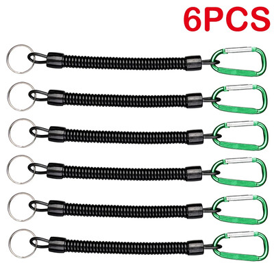 6 komada elastičnog fiksiranog užeta protiv gubitka štapa za pecanje Zaštita tipa ribljeg kotača Višenamjenski alat Dodaci za pecanje