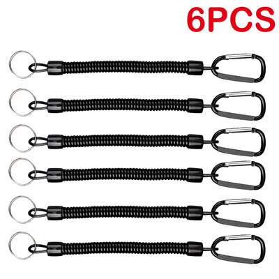 6 komada elastičnog fiksiranog užeta protiv gubitka štapa za pecanje Zaštita tipa ribljeg kotača Višenamjenski alat Dodaci za pecanje