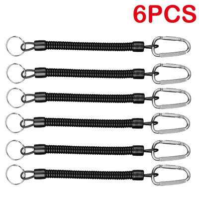 6 komada elastičnog fiksiranog užeta protiv gubitka štapa za pecanje Zaštita tipa ribljeg kotača Višenamjenski alat Dodaci za pecanje