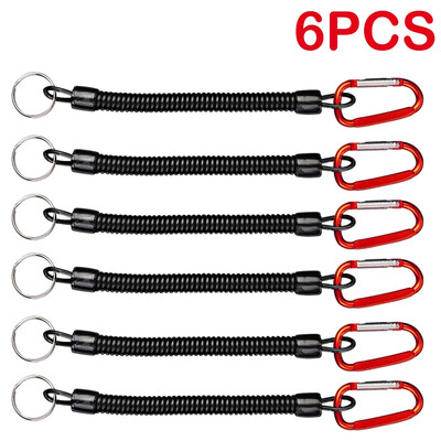 6 komada elastičnog fiksiranog užeta protiv gubitka štapa za pecanje Zaštita tipa ribljeg kotača Višenamjenski alat Dodaci za pecanje