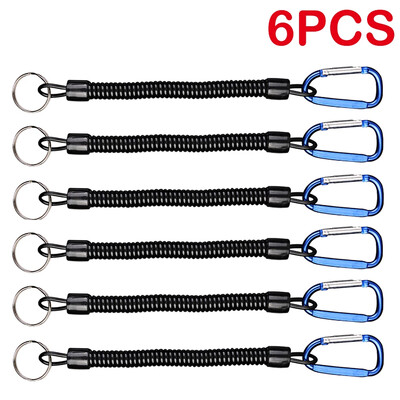 6 komada elastičnog fiksiranog užeta protiv gubitka štapa za pecanje Zaštita tipa ribljeg kotača Višenamjenski alat Dodaci za pecanje