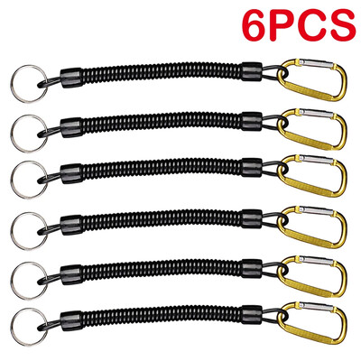 6 komada elastičnog fiksiranog užeta protiv gubitka štapa za pecanje Zaštita tipa ribljeg kotača Višenamjenski alat Dodaci za pecanje