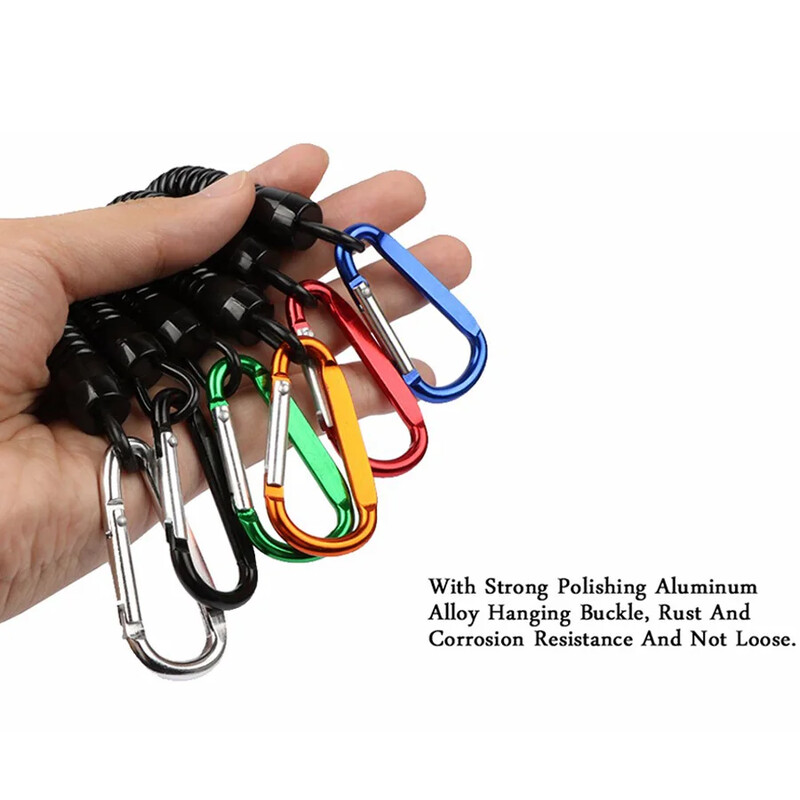 6 komada elastičnog fiksiranog užeta protiv gubitka štapa za pecanje Zaštita tipa ribljeg kotača Višenamjenski alat Dodaci za pecanje