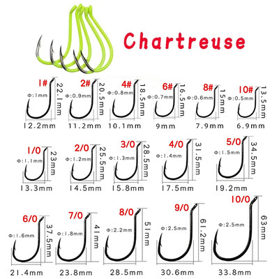 Lionriver didelio anglies plieno spygliuota aštuonių kabliukai šamų ešerių snapper tunams sūraus vandens reikmenys muselinei žvejybai