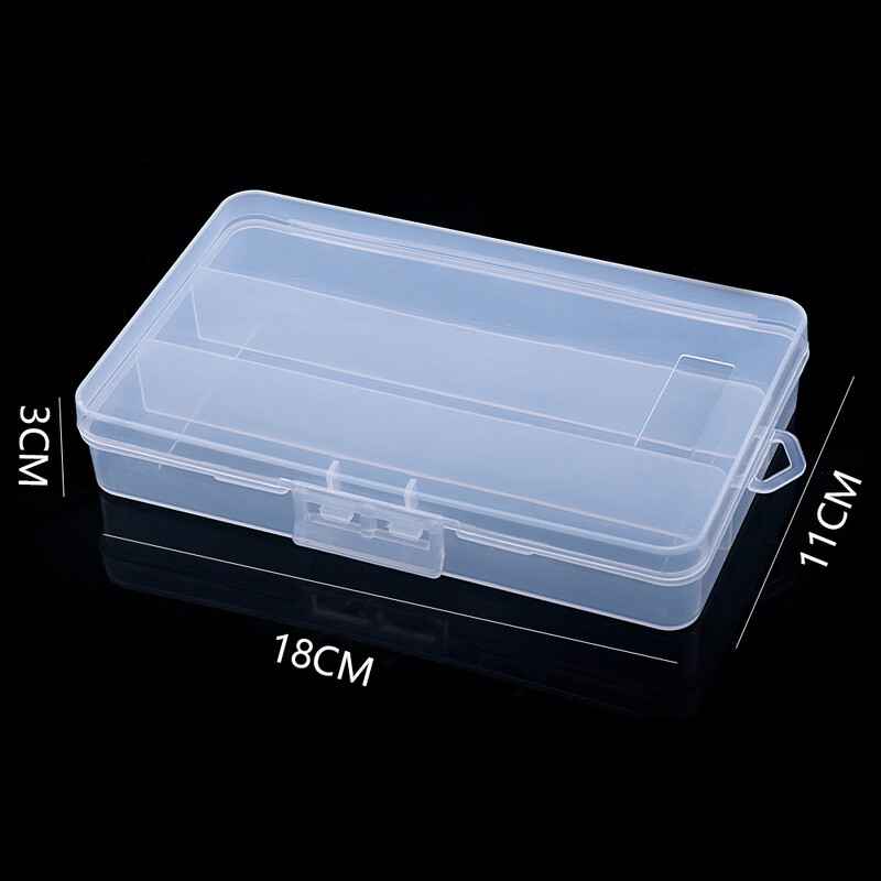 VTAVTA Cutie pentru momeli de pescuit cu 3 compartimente Cutie de depozitare pentru containere Instrumente transparente de înaltă rezistență Accesorii de pescuit din plastic