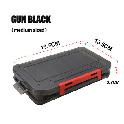 Vodootporna kutija za pribor za pecanje, Kutije za organizatore mamaca za pohranu udica za ribu, dvoslojni spremnik, prijenosna torbica Alat za kovčeg