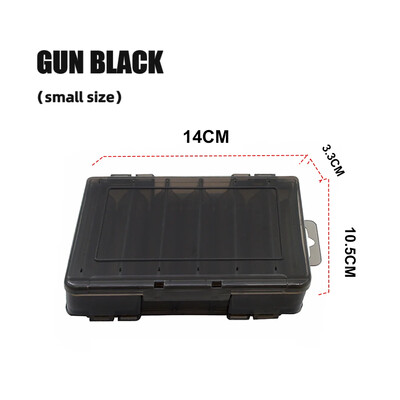 Vodootporna kutija za pribor za pecanje, Kutije za organizatore mamaca za pohranu udica za ribu, dvoslojni spremnik, prijenosna torbica Alat za kovčeg