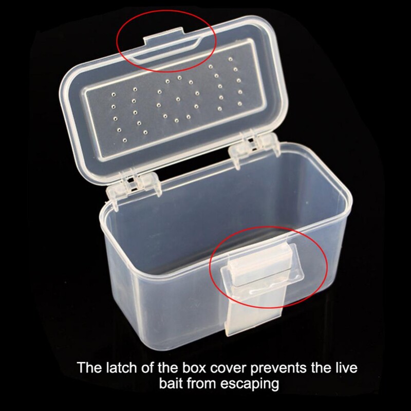 Kutija za mamac za pecanje Viseći oko struka Prijenosna kutija za mamac za pecanje Kutija za mamac za kišne gliste Prozračna kutija za živi mamac za crvene crve Kutija za ribolovni pribor
