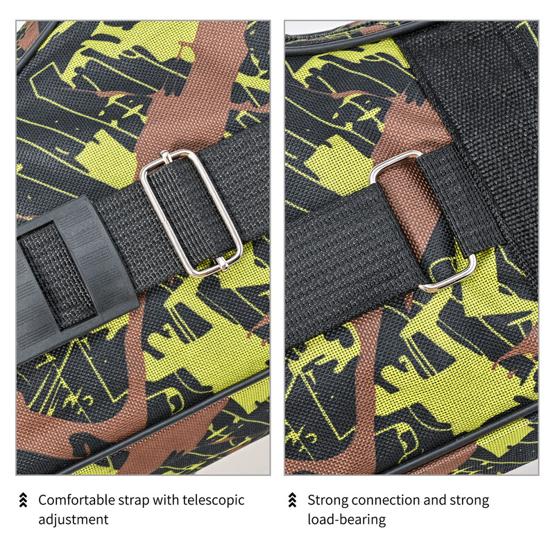 1,3 m/1,5 m dvoslojna sklopiva velika trbušna torba za morski ribolov, dvoslojna torba za štap za pecanje preko ramena, komplet alata za ribolov na otvorenom