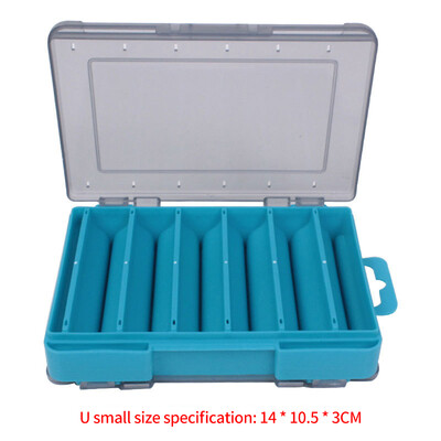 Velike kutije za pribor za pecanje Dvoslojna prijenosna pohrana varalica s više odjeljaka Kutija s alatom za opremu Plastična kutija za nošenje Spremnik za mamce