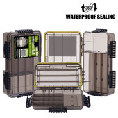 Noua cutie mare rezistenta la apa pentru pescuit, carlig de pescuit momeli de pescuit cutie de depozitare momeli accesoriu portabil pentru unelte de pescuit