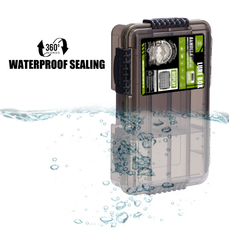 Noua cutie mare rezistenta la apa pentru pescuit, carlig de pescuit momeli de pescuit cutie de depozitare momeli accesoriu portabil pentru unelte de pescuit