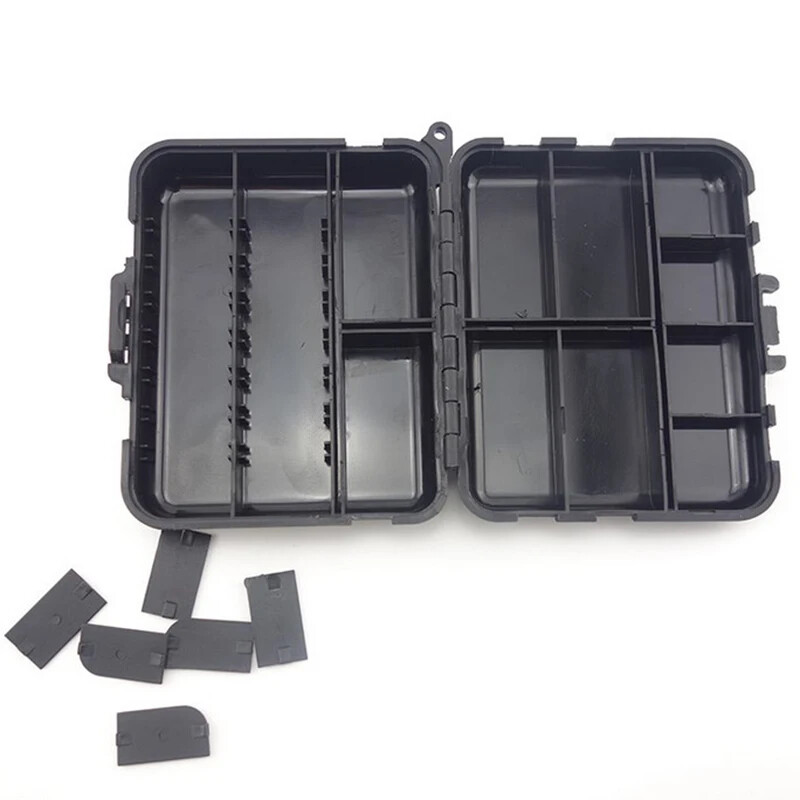 1PC Kutije za pohranu mamaca za pecanje Prijenosni dvostrani organizator udica za mamce Mini uslužna kutija za ribolov s mamcima