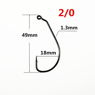 50 kom/lot Udice za ribolov s mekim mamcem i crvom