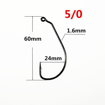 50 kom/lot Udice za ribolov s mekim mamcem i crvom