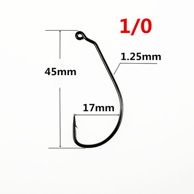 50 kom/lot Udice za ribolov s mekim mamcem i crvom