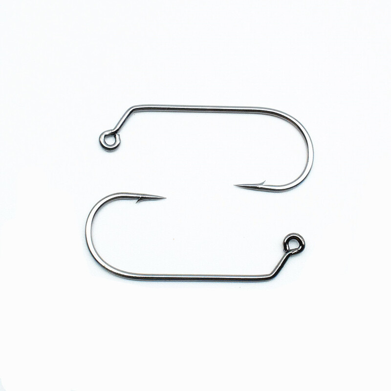 Udica za pecanje s dugom ručkom od 50 kom. Udica s radilicom za offset udicu s mekim crvom