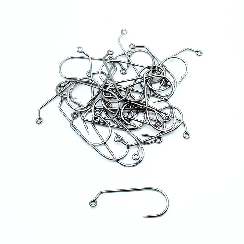 Udica za pecanje s dugom ručkom od 50 kom. Udica s radilicom za offset udicu s mekim crvom