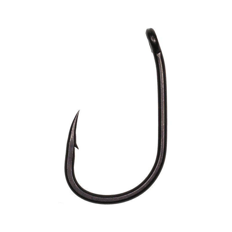 ICERIO 20 kom Bent Eye Wide Gape udica za ribolov šarana Matt crne bodljikave iskočne udice od visokougljičnog čelika