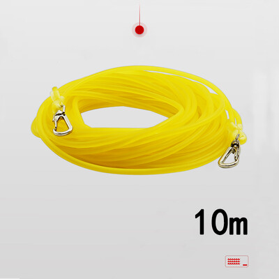3/5/8/10/15/20 m Ochrana rybárskeho prútu, elastické gumené lano, ochrana proti strate, s háčikmi, bezpečnostná hadica proti navíjaniu a uhryznutiu