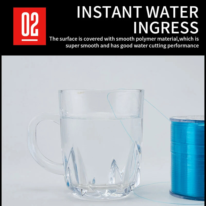 500m najlonska struna za pecanje 2-35LB super jaka japanska monofilamentna s fluorougljičnim premazom Pribor za morski ribolov šarana