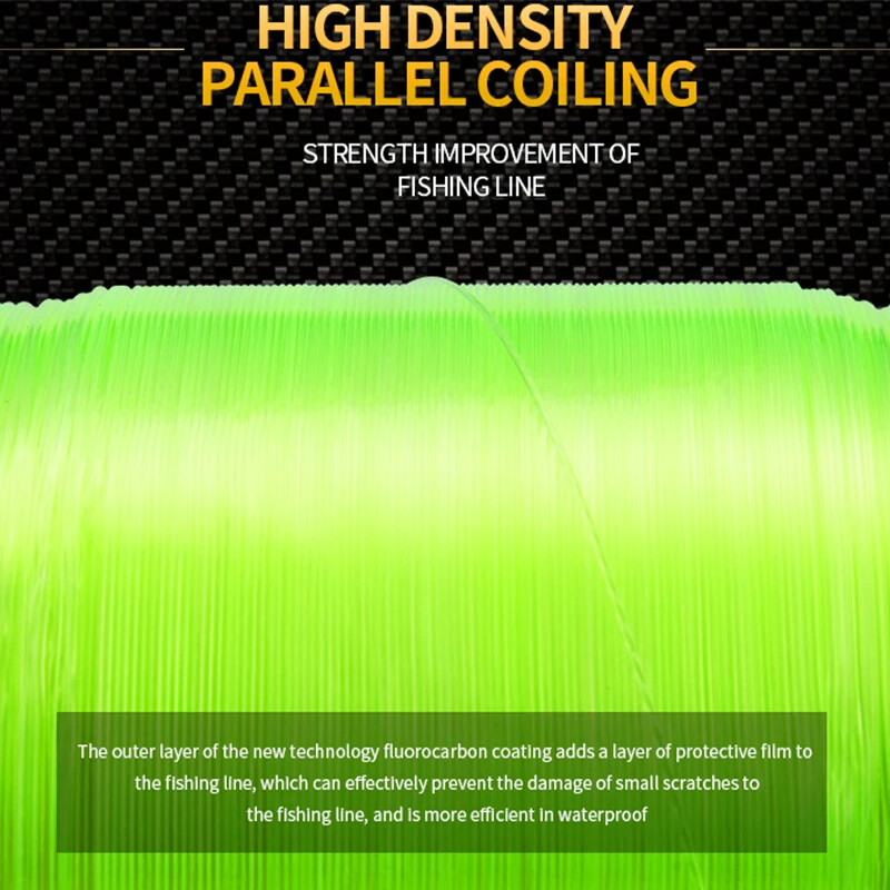 500m najlonska struna za pecanje 2-35LB super jaka japanska monofilamentna s fluorougljičnim premazom Pribor za morski ribolov šarana