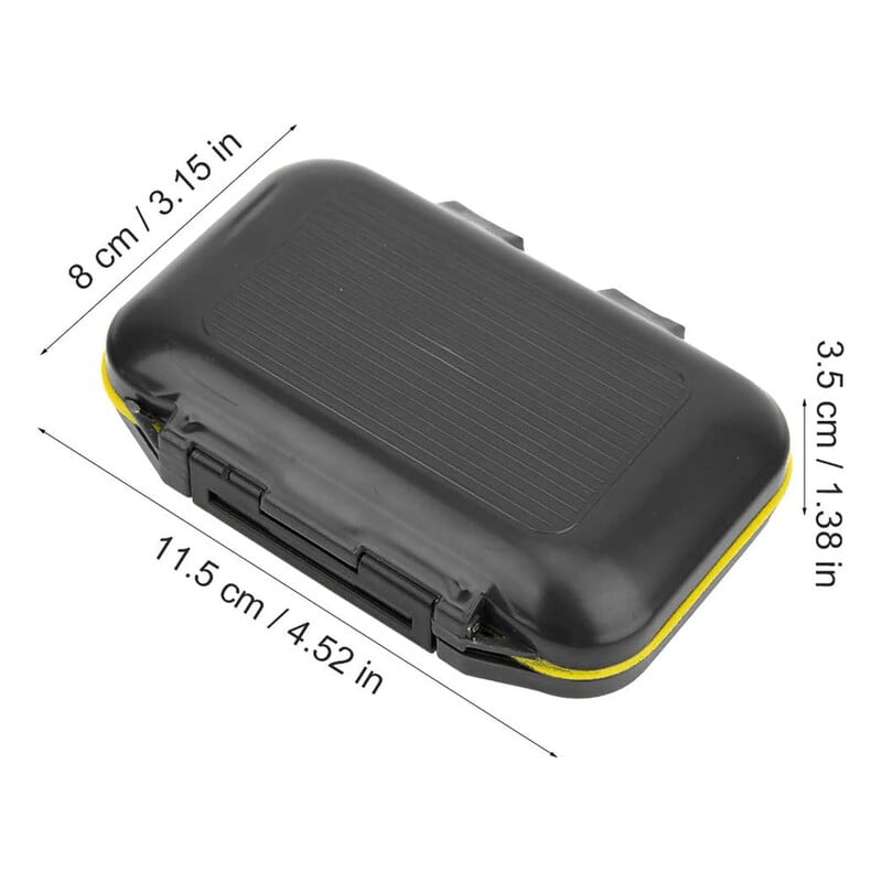Cutie pentru articole de pescuit, impermeabilă, multifuncțională, cârlige cu momeală de pescuit, cutie de depozitare, container, accesorii pentru instrumente de pescuit