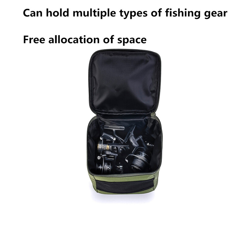 Rolă de pescuit portabilă Geantă de transport Carcasă de transport Pânză Oxford Roll Atractor Rotativ Roll de pescuit Geanta de transport pentru exterior