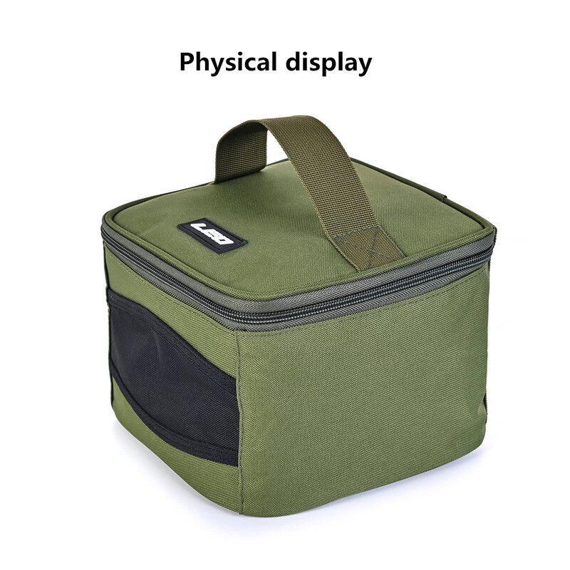 Rolă de pescuit portabilă Geantă de transport Carcasă de transport Pânză Oxford Roll Atractor Rotativ Roll de pescuit Geanta de transport pentru exterior