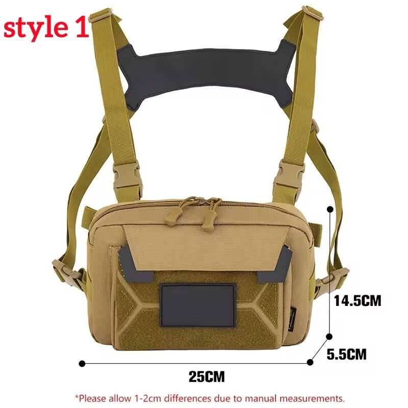 Žvejybos liemenė Krepšys Vyriškas Camo Žvejybos masalai Naudingi reikmenys Krūtinės Krepšiai Juosmens komplektas Lauko Alpinizmas Stovyklavietės Žygiai EDC Medžioklė