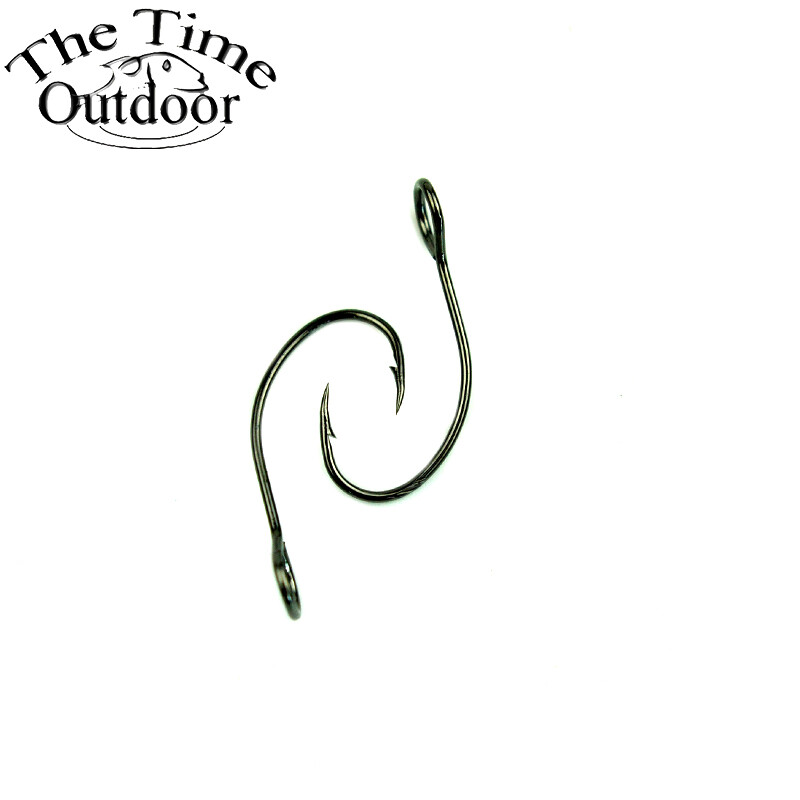 The Time 100 komada bodljikave udice od visokougljičnog čelika Udica za šaran Jednostruke udice za ribolov s prstenastim udicama Anzuelos za žlicu za mamac