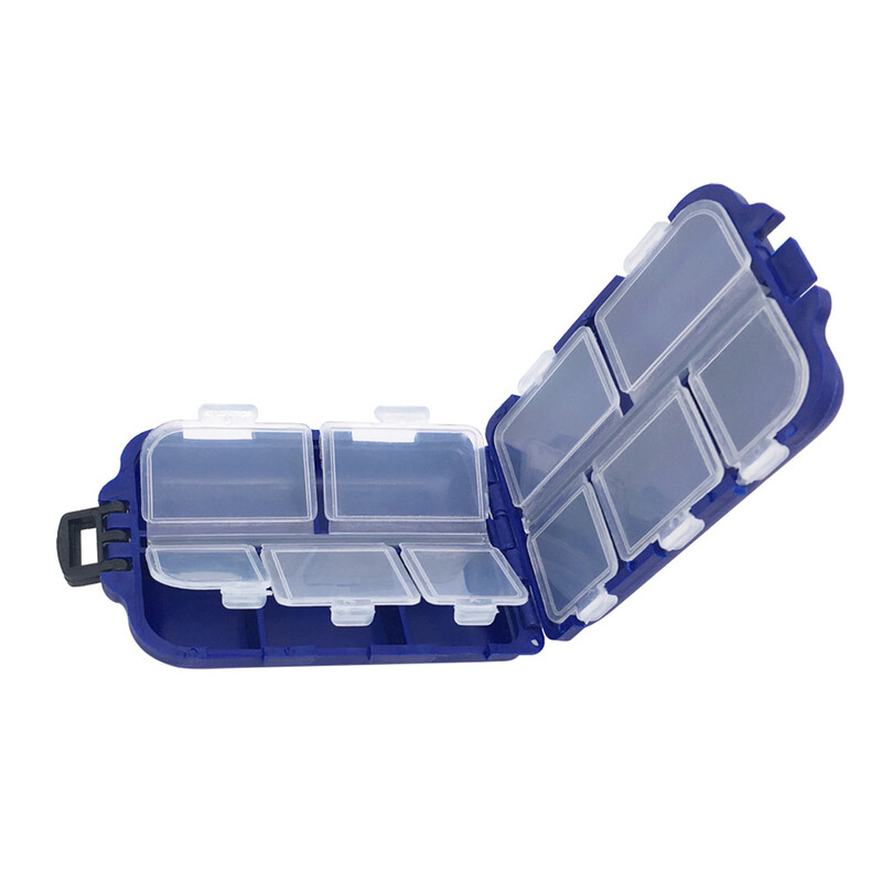 Daugiafunkcinė masalų dėžutės žvejybos reikmenų dėžutė, plastikinė, skaidri, vandeniui atspari maža laikymo kabliuko dėklas, žvejybos reikmenys