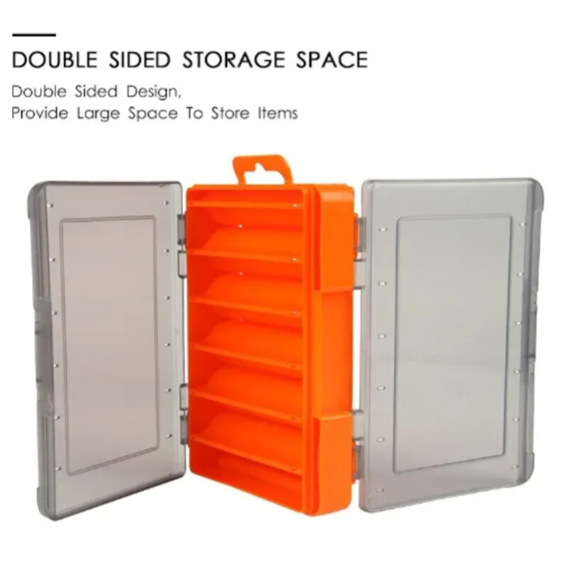 Kutija za ribolov s 12 odjeljaka Vanjska prijenosna dvostrana organizacija mamaca Višenamjenska visokokvalitetna kutija za ribolovni alat