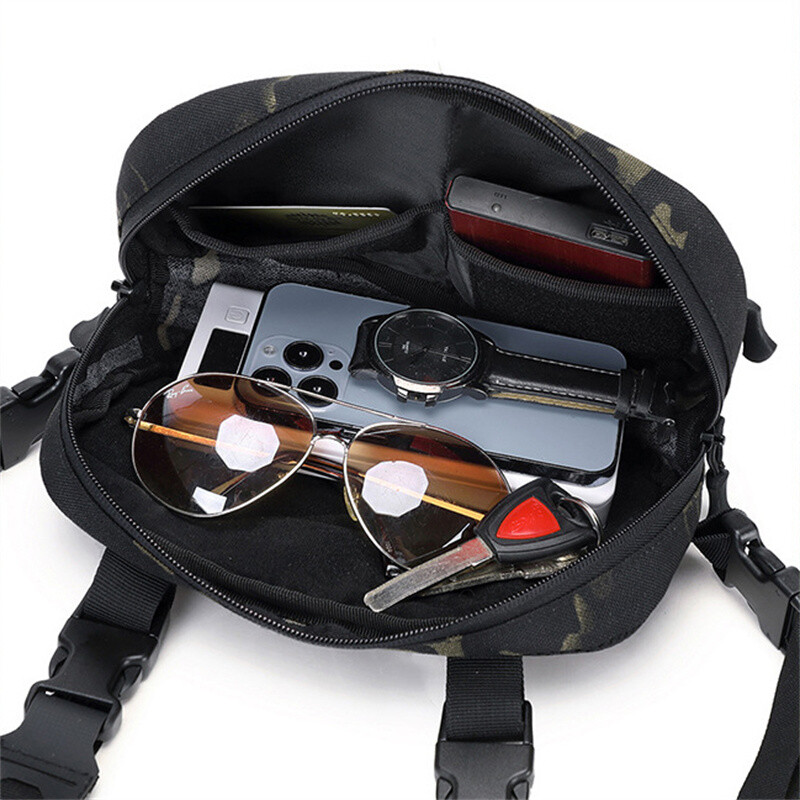 Nová rybárska náprsná taška pre mužov, tréningové tašky, vodotesné Molle nylonové horolezecké kempingové batohy, outdoorové cestovné vesty, batoh na pás