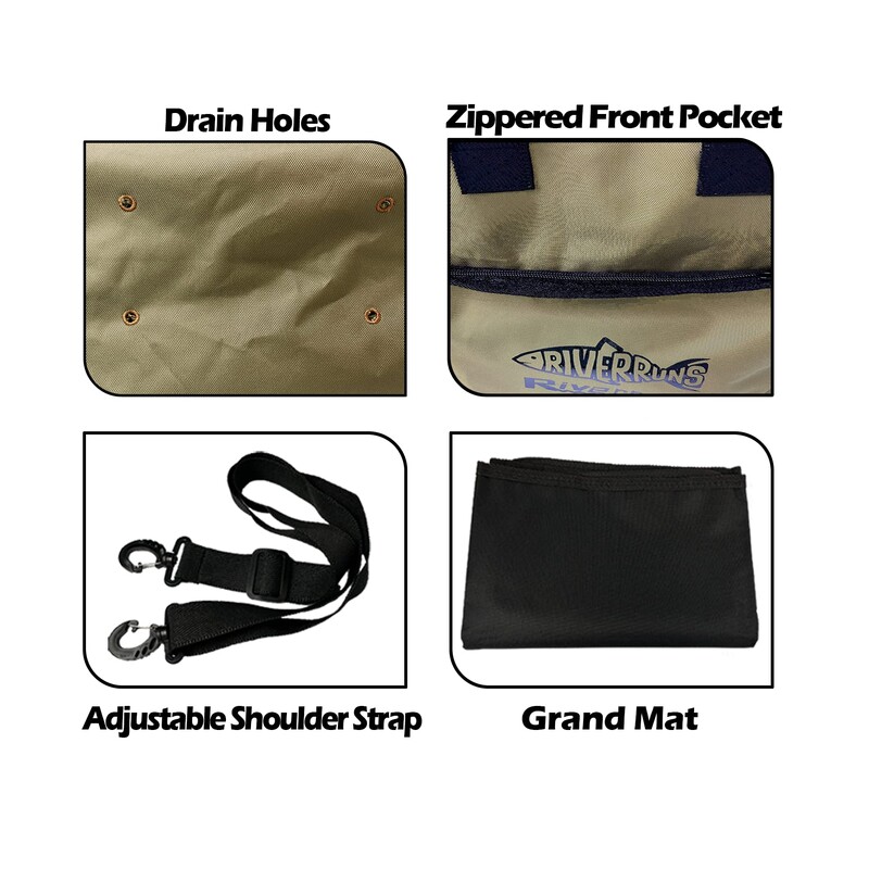 NOVA torba za ribolov, lov s vodom za vodu s mrežicom za ventilaciju, torba za čizme za vodu s vodom, mušičarska ruksak za ribolov, planinarenje, kampiranje