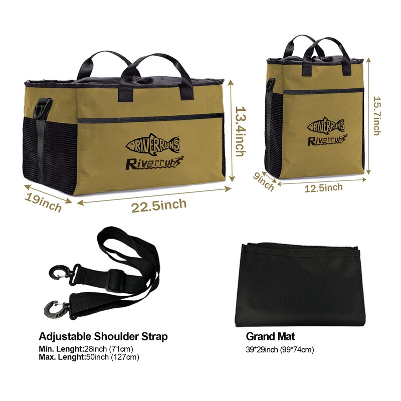 NOVA torba za ribolov, lov s vodom za vodu s mrežicom za ventilaciju, torba za čizme za vodu s vodom, mušičarska ruksak za ribolov, planinarenje, kampiranje