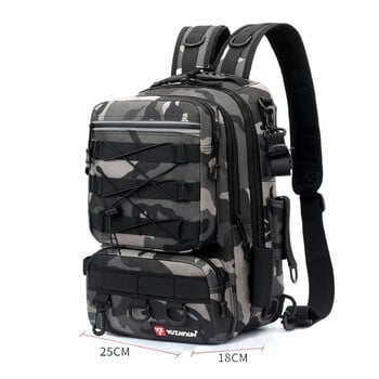 Nylon αδιάβροχα σακίδια εξωτερικού χώρου Tactical Sports Camping Πεζοπορία Πεζοπορία Ψάρεμα τσάντα κυνηγιού