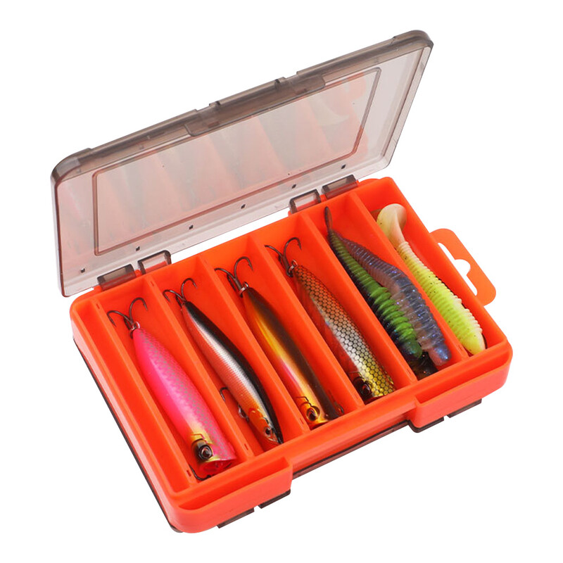 Kutija s priborom za pecanje s 12 odjeljaka, dvostrani organizator mamaca za pecanje, višenamjenski držač mamca za udicu Kutija s alatom za ribolov