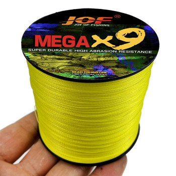 JOF New Brand Fishing Line 0.8-8.0# Strong PE X9 Braided 100m Bait Bass 20-100LB Smooth Multifilament Saltwater 4 Colors Pesca