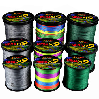 JOF New Brand Fishing Line 0.8-8.0# Strong PE X9 Braided 100m Bait Bass 20-100LB Smooth Multifilament Saltwater 4 Colors Pesca