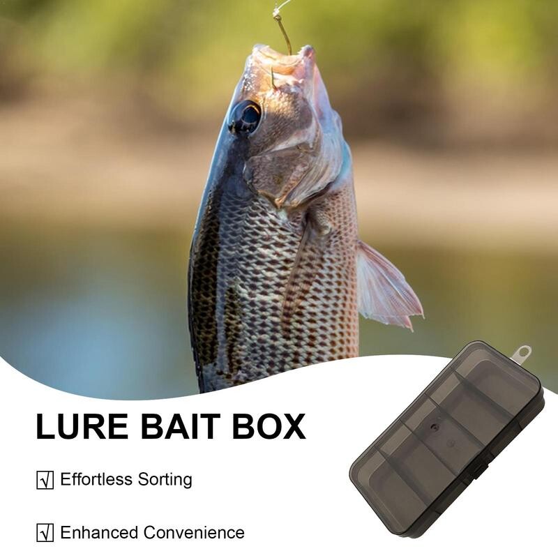 Kutija za spremanje varalica za ribolov, 5 rešetki, prozirnog dizajna, za varalice i udice