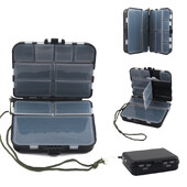 Mini plastična kutija za pohranu, leteća kutija za pecanje velikog kapaciteta za šaranske udice, kutija za lažne mamce, alat za pecanje