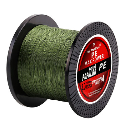 SeaKnight Brand Braided Line TP 500M 4 Strands Braided Fishing Line Smooth Multifilament PE 8-60LB Saltwater/Freshwater Sea LINE